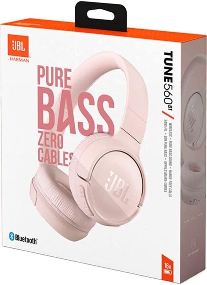 JBL Tune 560BT Kablosuz Kulak Üstü Kulaklık Pembe