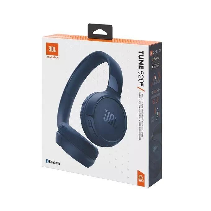 JBL Tune 520BT Kablosuz Kulak Üstü Kulaklık Mavi