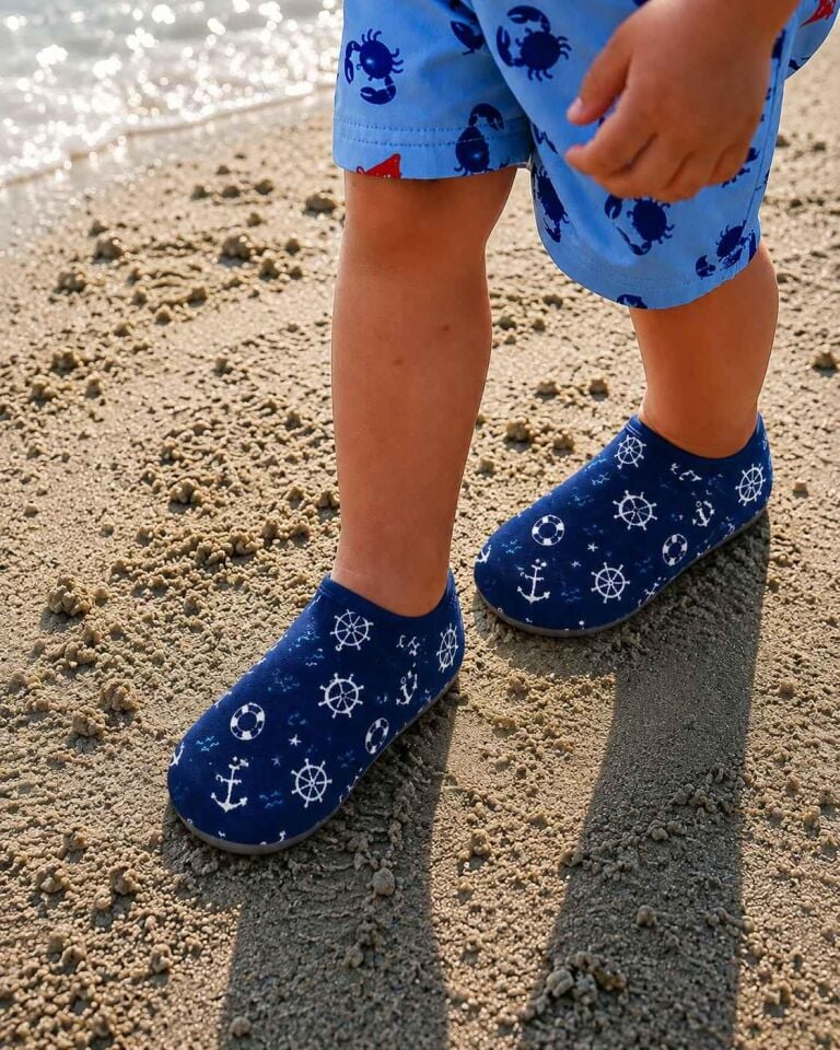 GrippToes Kaymaz Damla Tabanlı Deniz&Havuz Çorabı  P2 Çok Renkli - 27-29