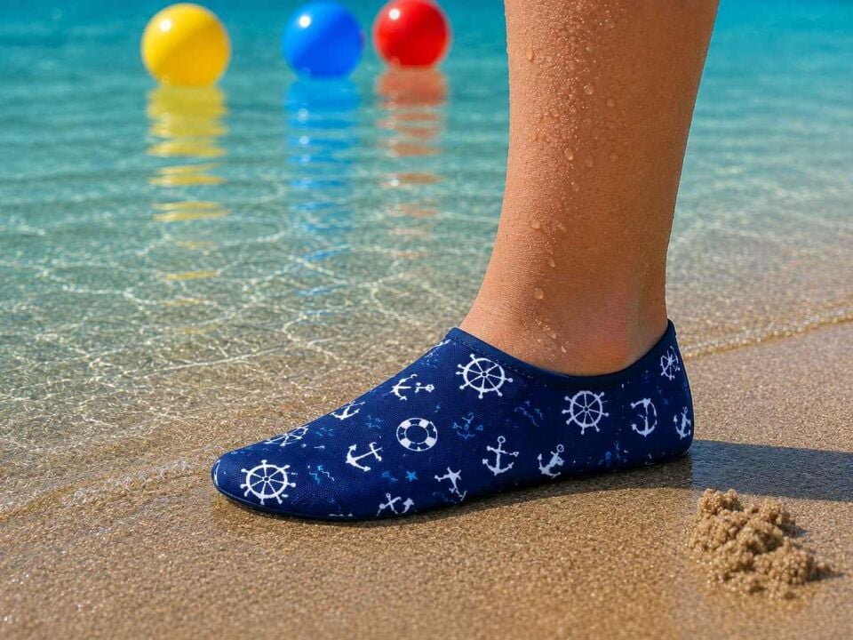 GrippToes Kaymaz Damla Tabanlı Deniz&Havuz Çorabı  P2 Çok Renkli - 27-29