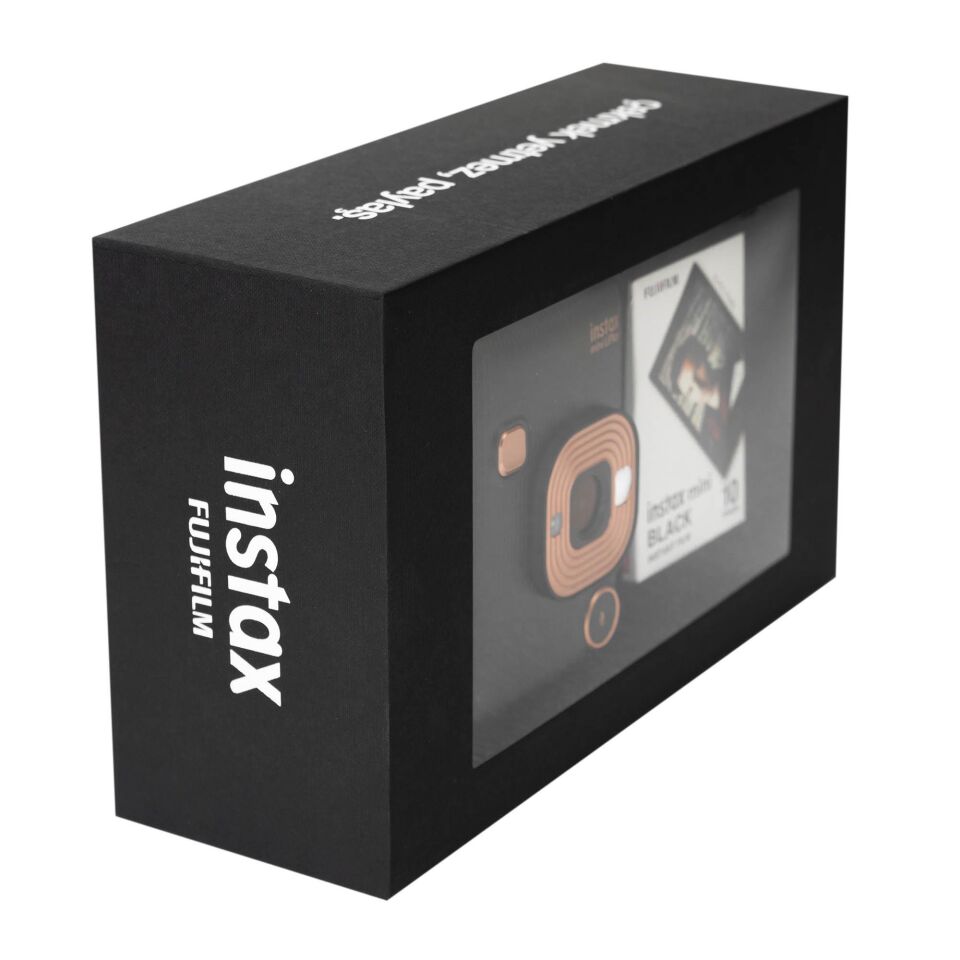 İnstax mini LiPlay Elegant Black Fotoğraf Makinesi Siyah Special Box