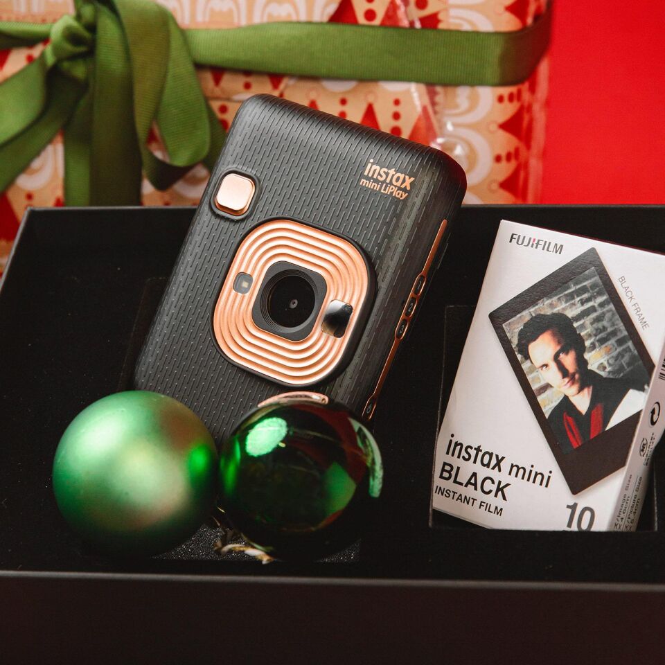 İnstax mini LiPlay Elegant Black Fotoğraf Makinesi Siyah Special Box