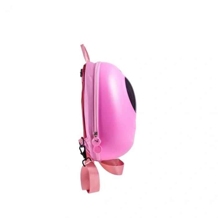 Zampago Big Eye Led Işıklı Çocuk Sırt Çantası  10.000 mAh Powerbank Hediyeli ZG-KID1-P  Pembe