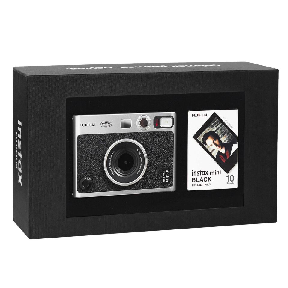 İnstax Mini Evo Siyah Fotoğraf Makinesi Siyah Kutulu Special Box