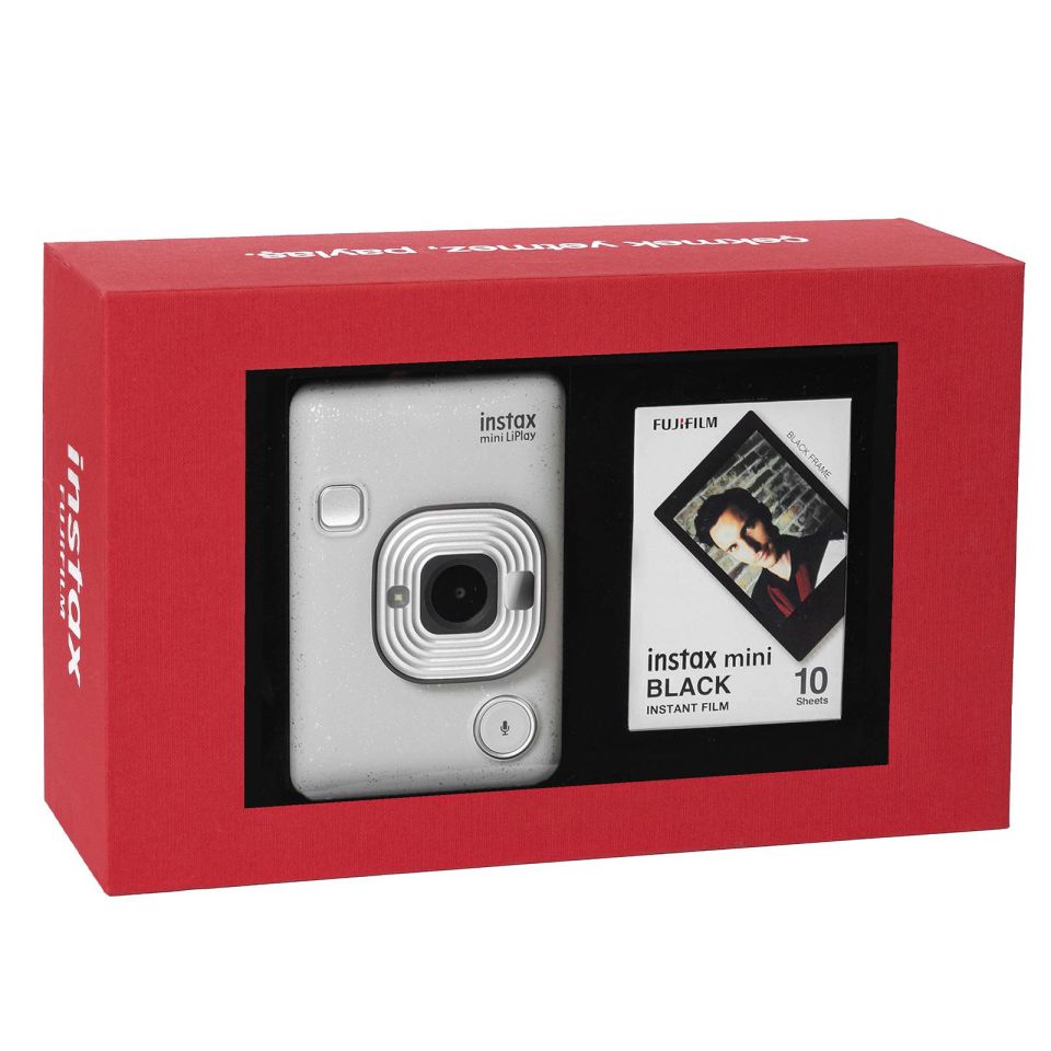 İnstax mini LiPlay Stone White Fotoğraf Makinesi Kırmızı Special Box