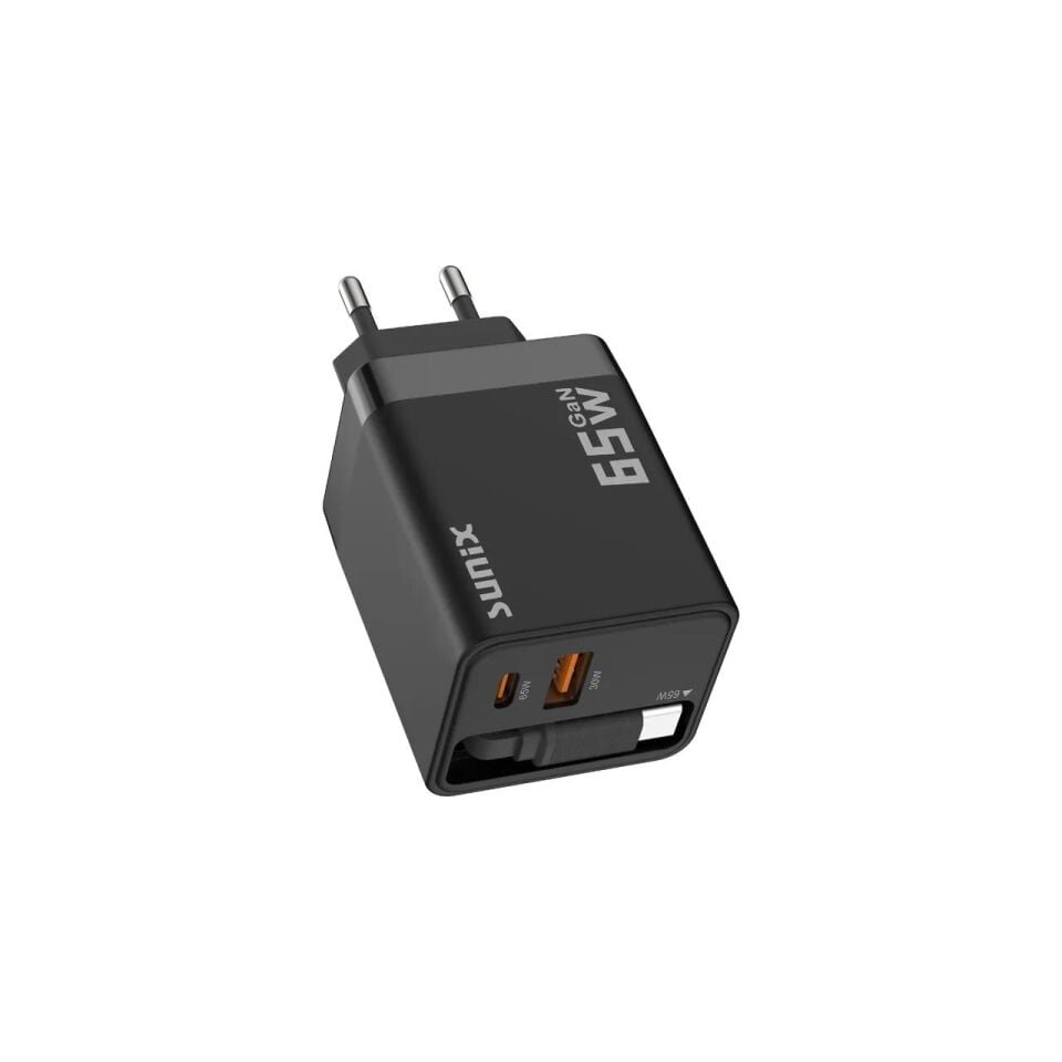 Sunix S 160 65W GaN Teknoloji Hızlı Şarj Cihazı Kablolu