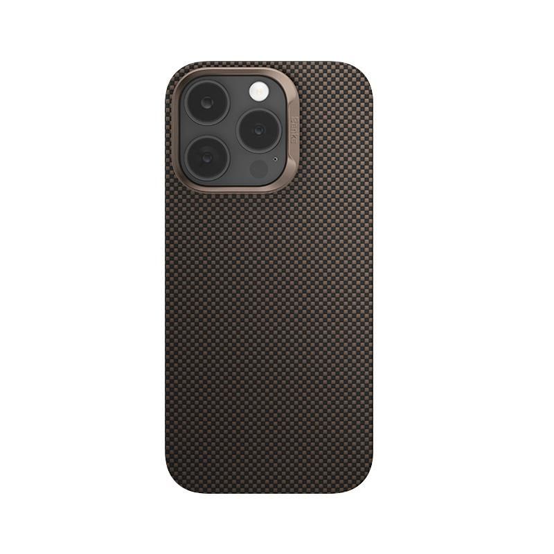 Apple iPhone 16 Pro Max Kılıf - Magsafe Şarj Özellikli - Benks ArmorTint Serisi - ArmorAir Kevlar Kapak - Gold