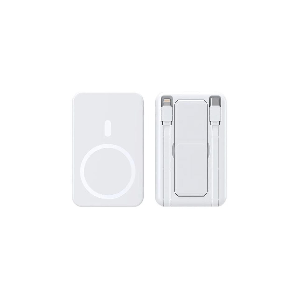 Sunix PB 47 10.000 mAh Magsafe Wireless Powerbank Beyaz