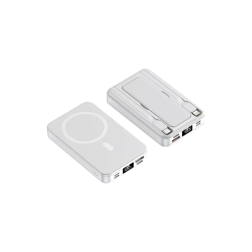 Sunix PB 47 10.000 mAh Magsafe Wireless Powerbank Beyaz