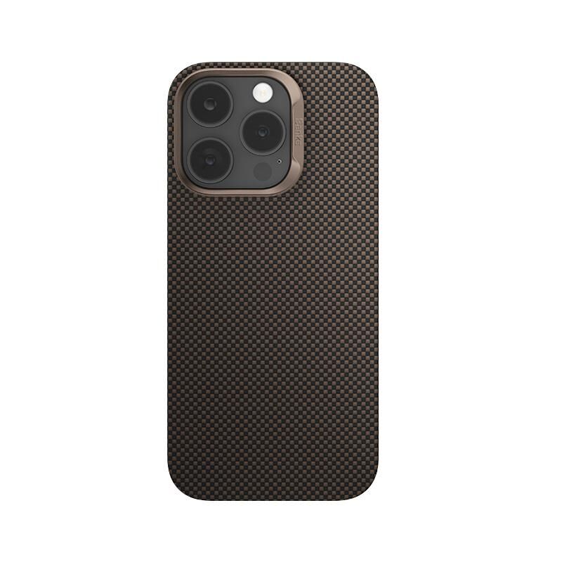 Apple iPhone 16 Pro Kılıf - Magsafe Şarj Özellikli - Benks ArmorTint Serisi - ArmorAir Kevlar Kapak - Gold