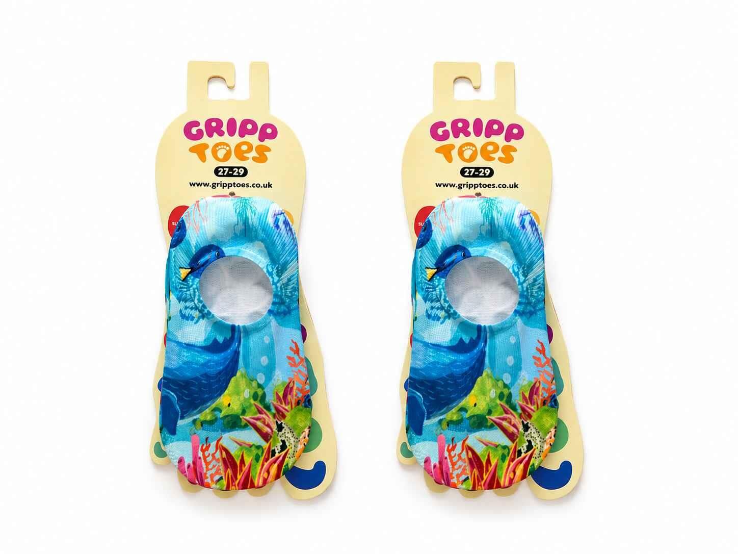 GrippToes Kaymaz Damla Tabanlı Deniz&Havuz Çorabı B1  (21-23)