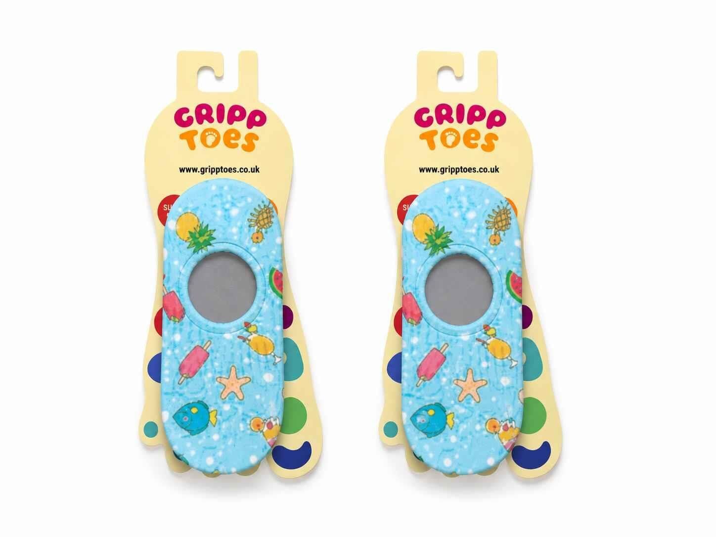 GrippToes Kaymaz Damla Tabanlı Deniz&Havuz Çorabı  B2  (21-23)