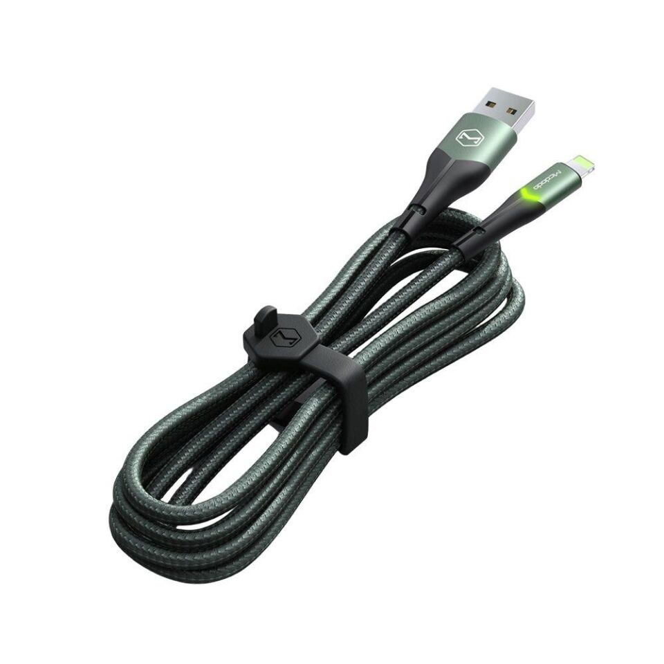 Mcdodo CA-7841 Çift Led Işıklı Lightning Şarj Kablosu 2A 1.2m