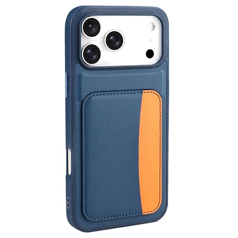 Zore iPhone 17 Pro Max Kılıf Kartlıklı Zore X-Kart Silikon Kılıf Siyah