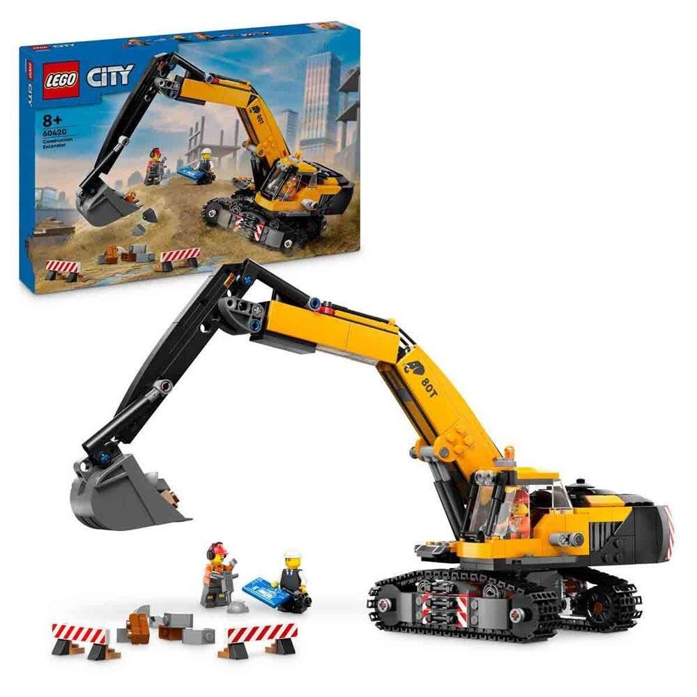 Lego City Sarı İnşaat Ekskavatörü 60420
