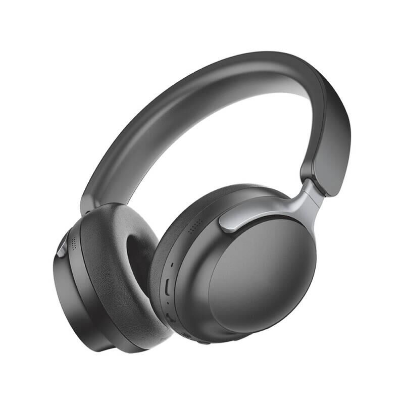 Lapas LP-HD001 ANC Özellikli Kulak Üstü Bluetooth v5.4 Kulaklık Gri
