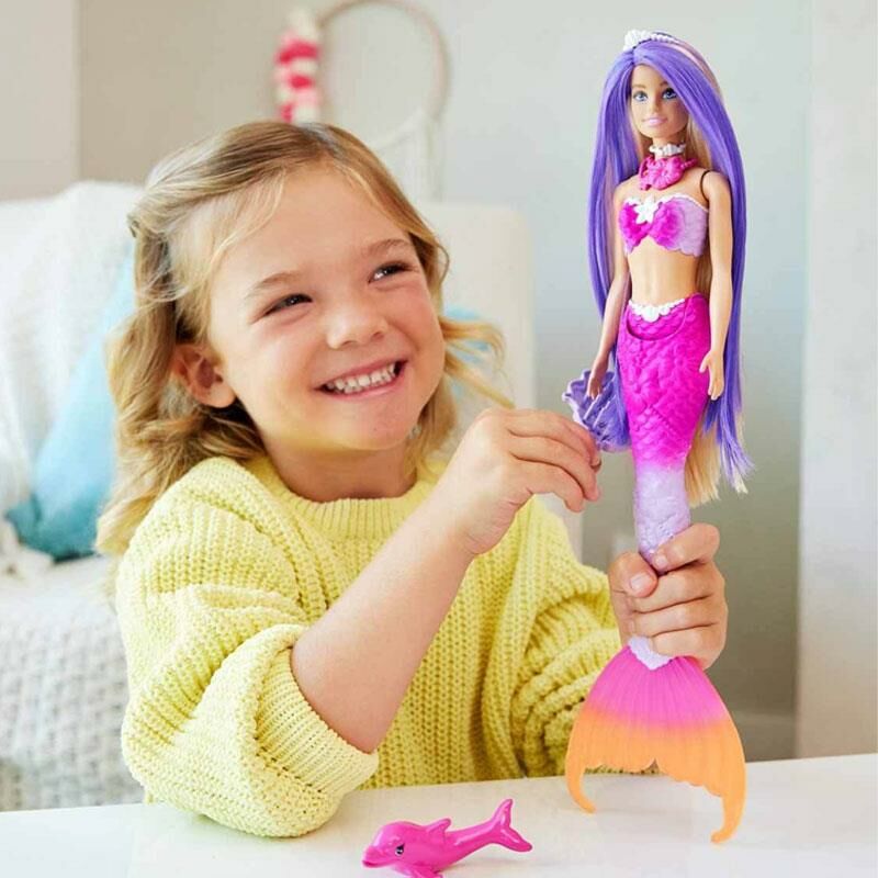 Barbie Renk Değiştiren Deniz Kızı Bebeği HRP97