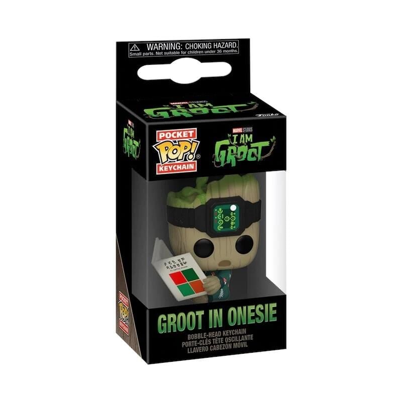 Funko POP Anahtarlık Marvel I Am Groot: Groot in Onesie