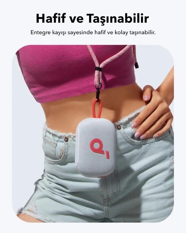 Anker Soundcore Select 4 Go Kablosuz Bluetooth Hoparlör Kırmızı