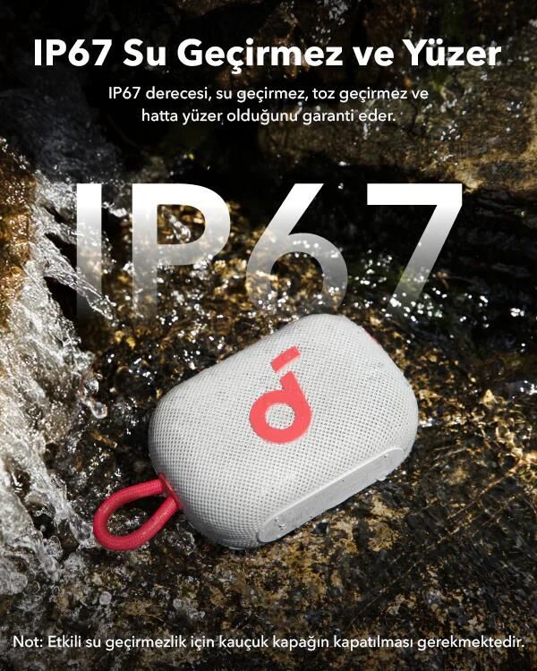 Anker Soundcore Select 4 Go Kablosuz Bluetooth Hoparlör Kırmızı