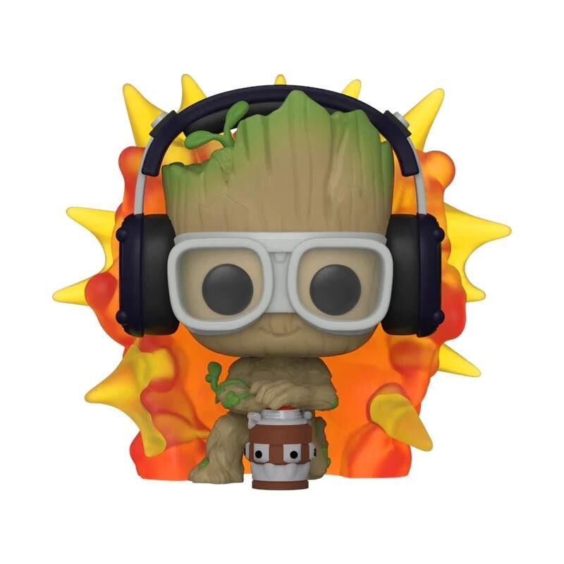 Funko POP Figür Marvel I Am Groot: Groot w/ detonator