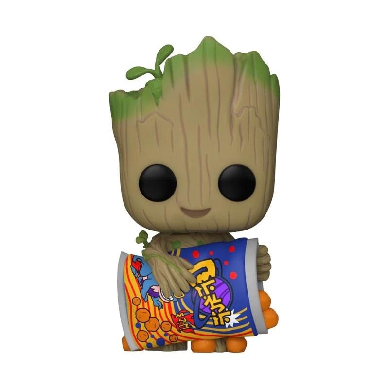 Funko POP Figür Marvel I Am Groot: Groot w/Cheese Puffs