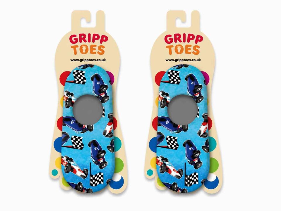 GrippToes Kaymaz Damla Tabanlı Deniz&Havuz Çorabı  A2 33-35 - Çok Renkli - 33-35