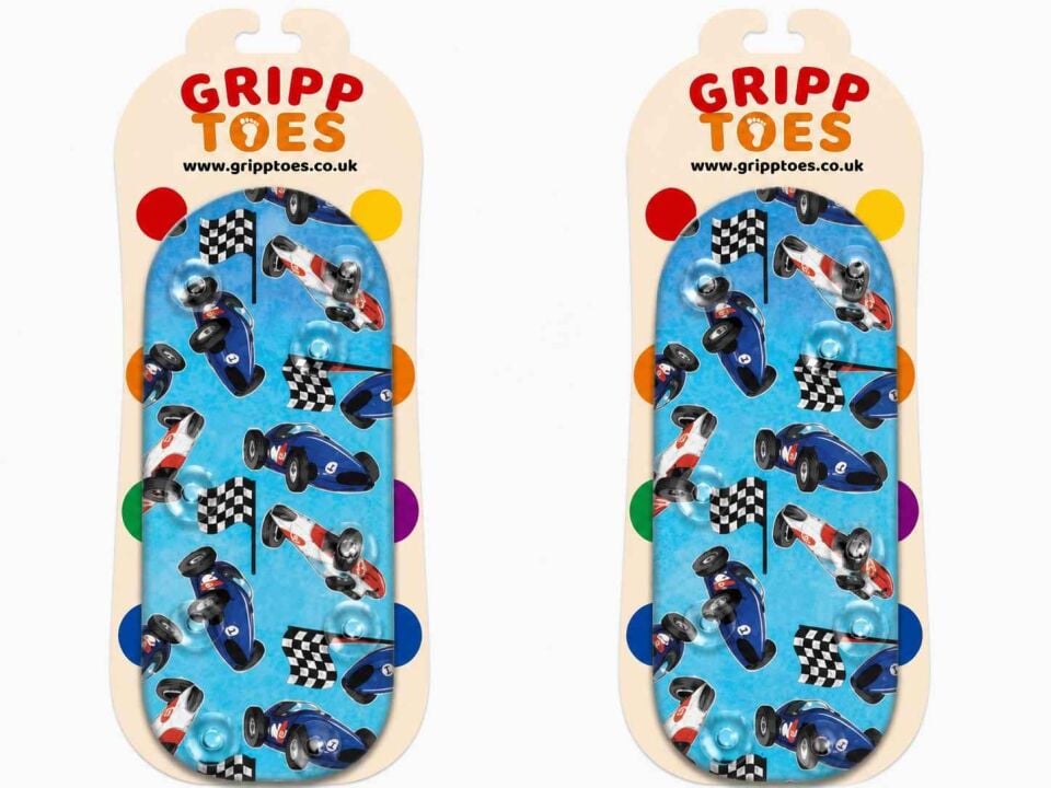 GrippToes Kaymaz Damla Tabanlı Deniz&Havuz Çorabı  A2 Çok Renkli - 30-32