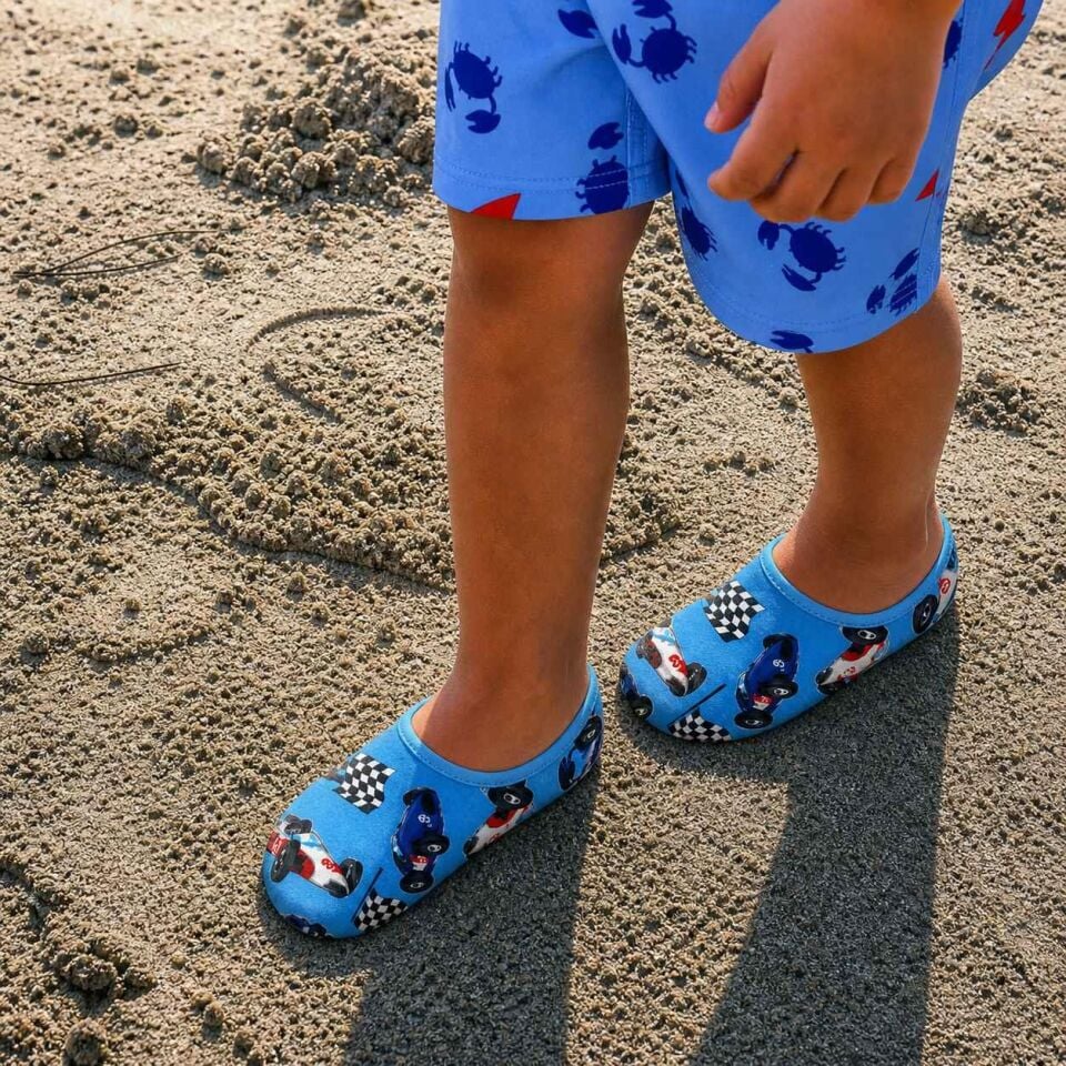 GrippToes Kaymaz Damla Tabanlı Deniz&Havuz Çorabı  A2 Çok Renkli - 30-32