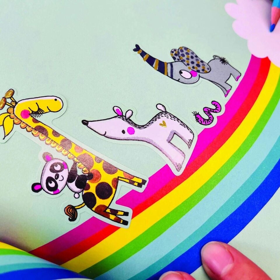 Rachel Ellen Sticker Boyama Kitabı  / Love our Planet