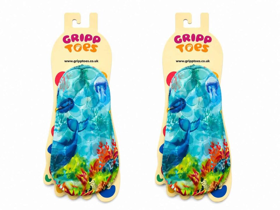 GrippToes Kaymaz Damla Tabanlı Deniz&Havuz Çorabı B1