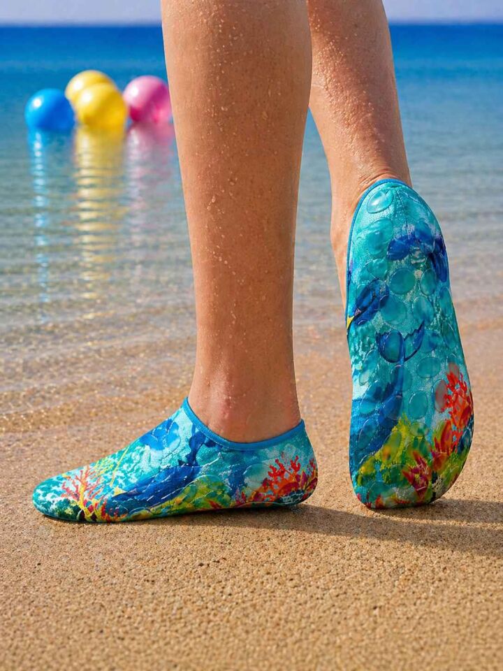 GrippToes Kaymaz Damla Tabanlı Deniz&Havuz Çorabı B1