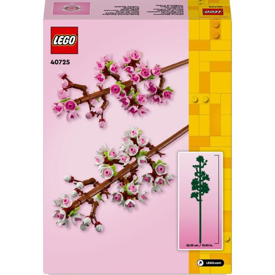 Lego Kiraz Çiçekleri İnşa Edilebilen Çiçekli Kutlama Hediyesi 40725
