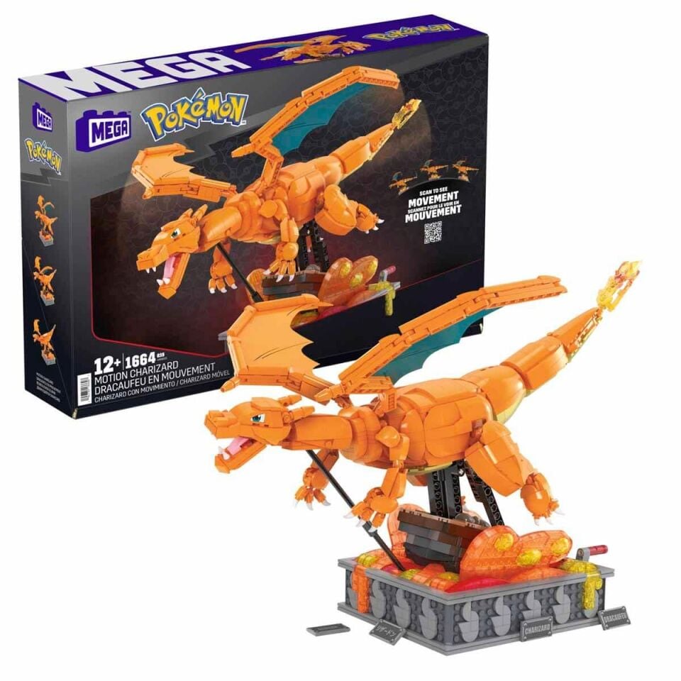 MEGA Pokémon™ Hareketli Charizard 1664 parça