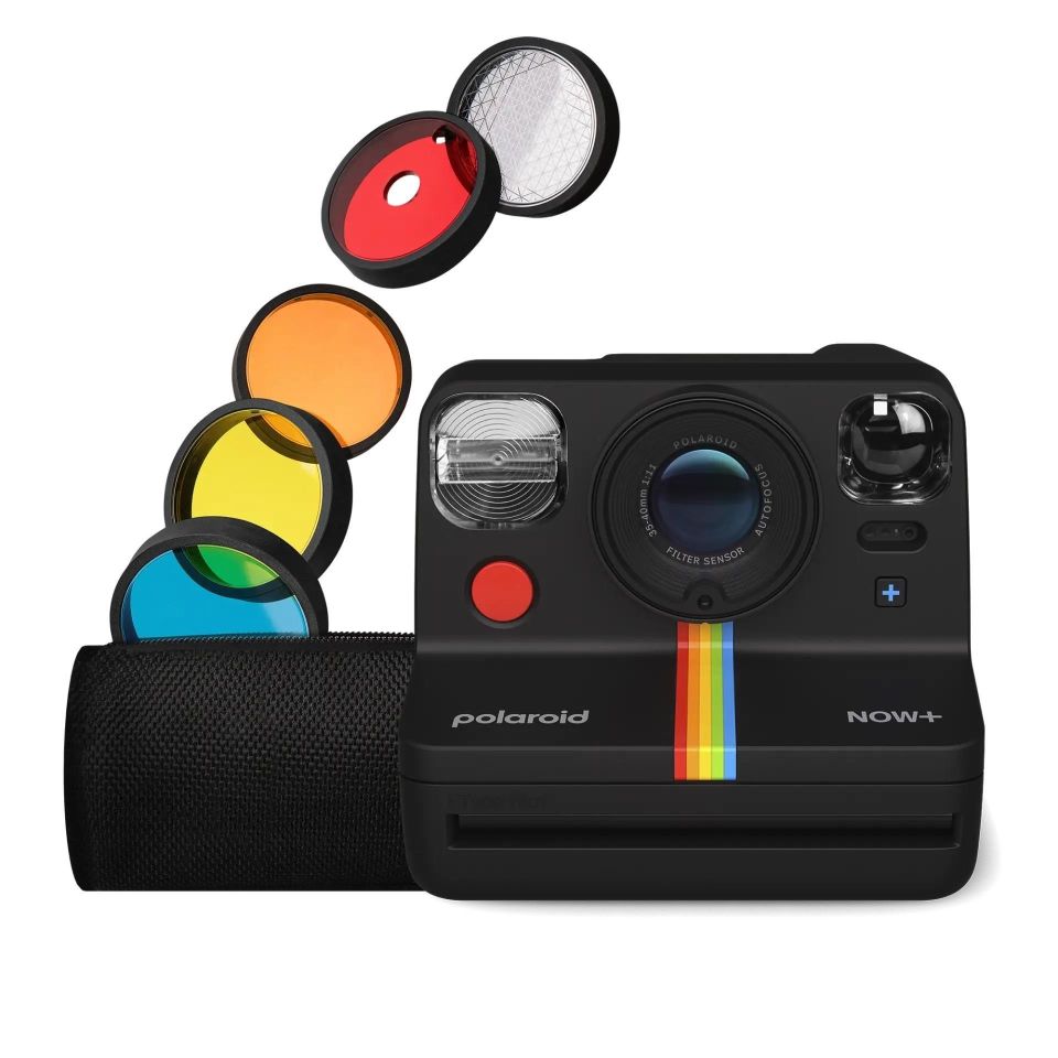 Polaroid EB Now+ Gen 2 Fotoğraf Makinesi + 16’lı Renkli Fotoğraf Baskı Kâğıdı + Lens Filtre Seti