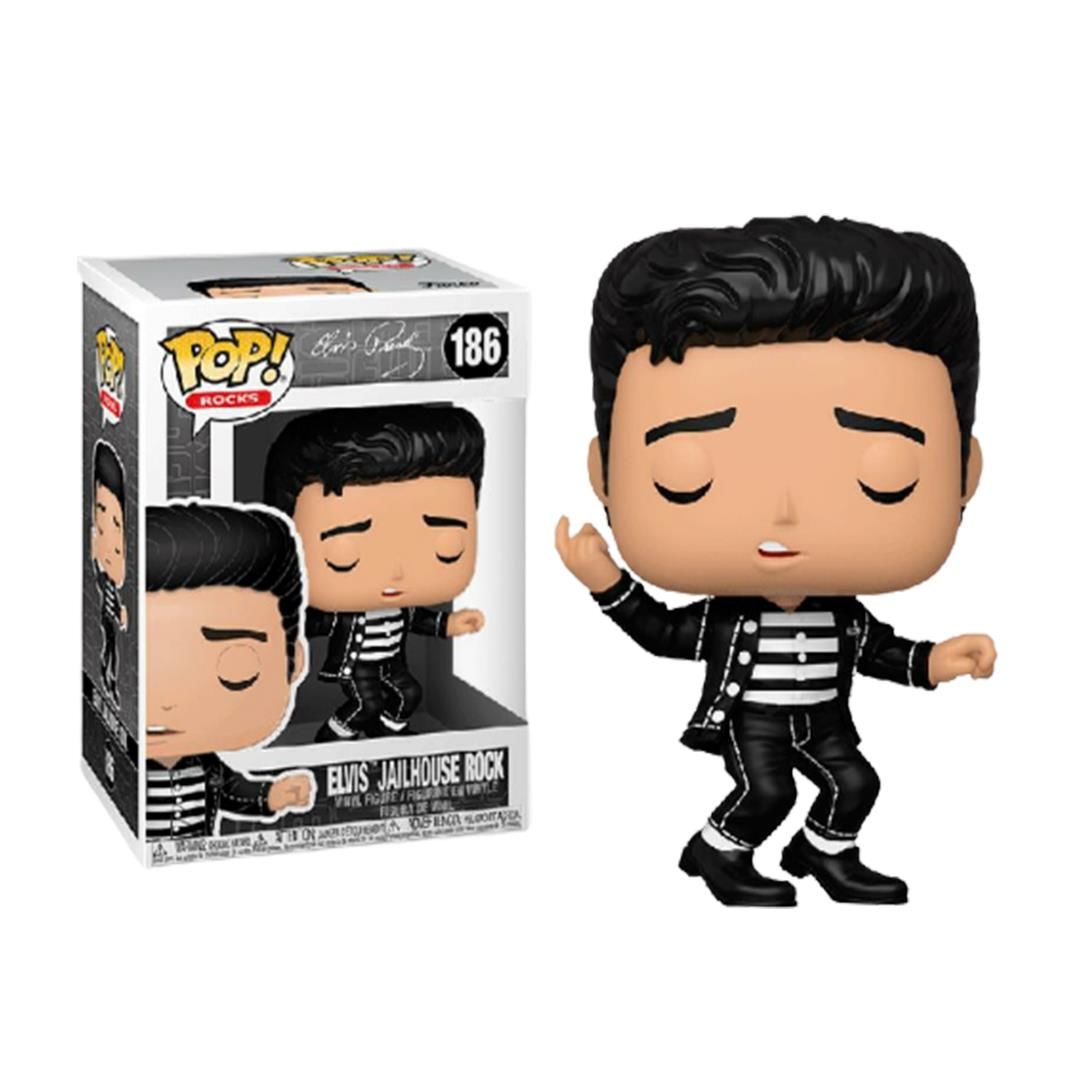 Funko Pop Rock Legend Elvis Jailhouse Figür