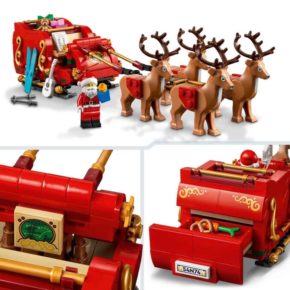 LEGO Iconic Noel Baba'nın Kızağı Oyuncağı 40499
