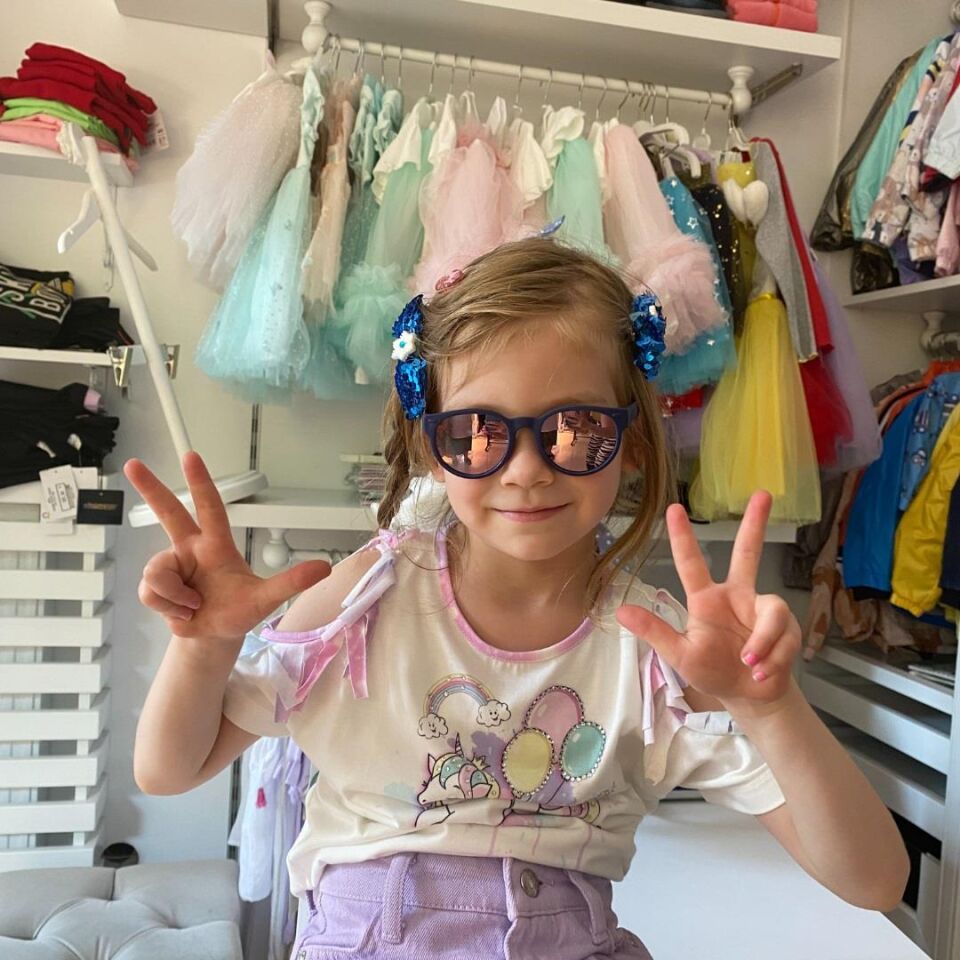 Roshambo Eyewear Simon Rose Gold Lens R - Toddler (2-4 Yaş) Çocuk Gözlüğü