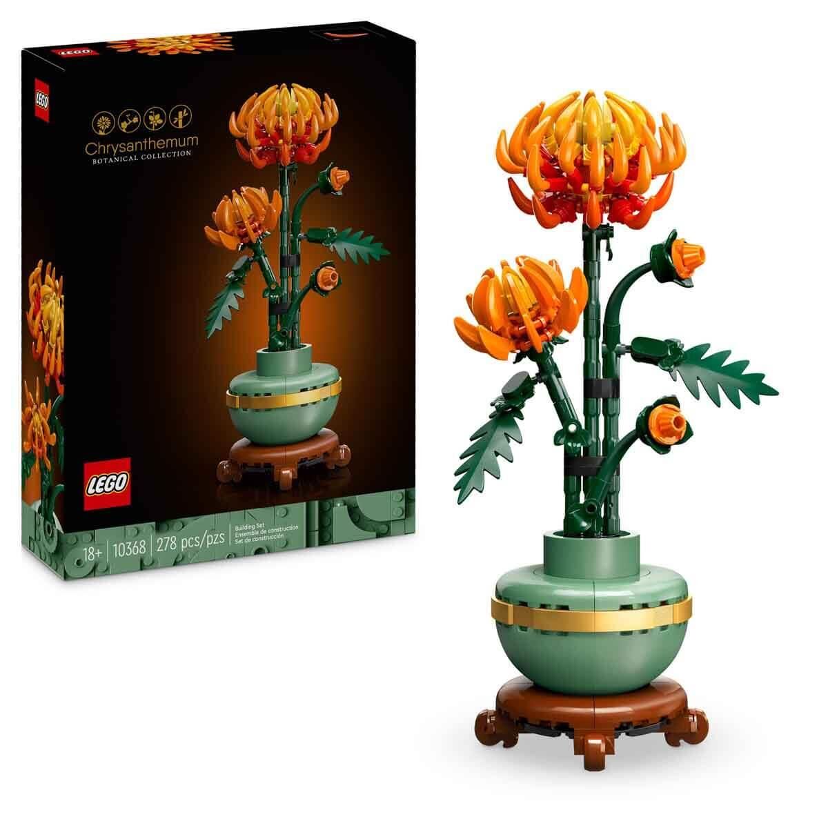 LEGO Icons Krizantem 10368 Dekoratif Kasımpatı Çiçeği Yapım Seti