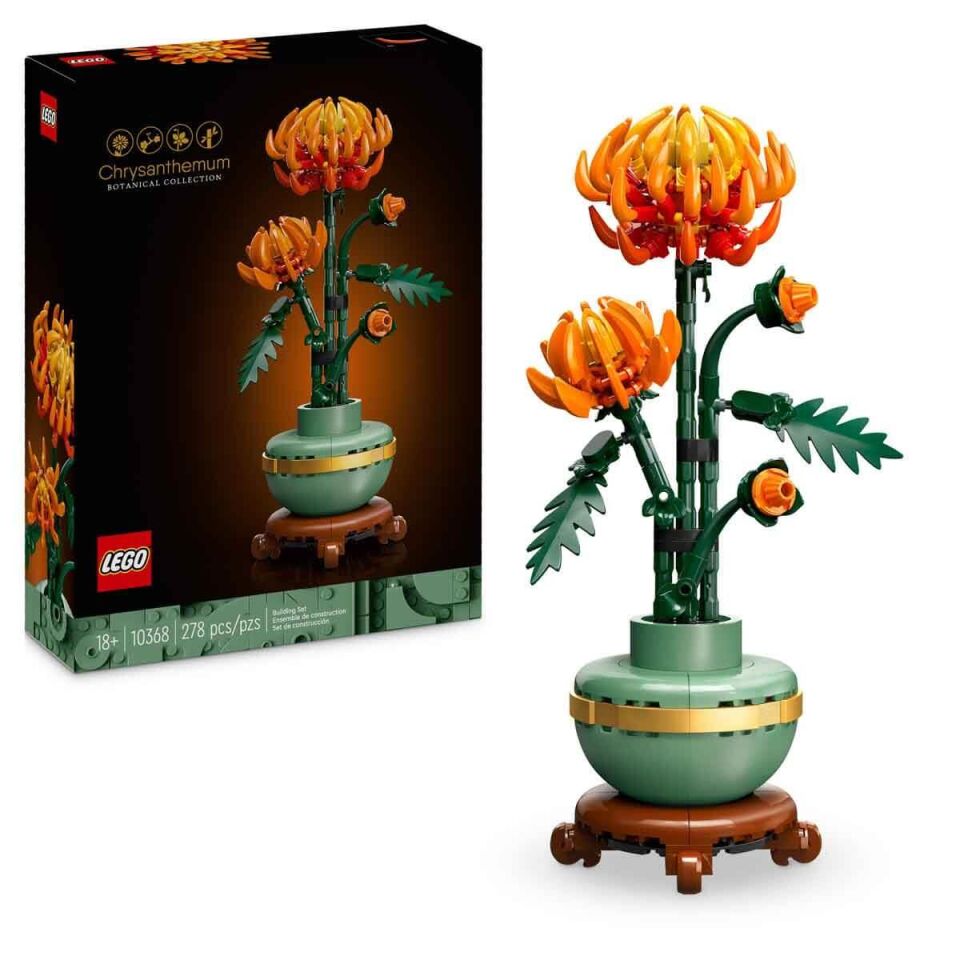 LEGO Icons Krizantem 10368 Dekoratif Kasımpatı Çiçeği Yapım Seti
