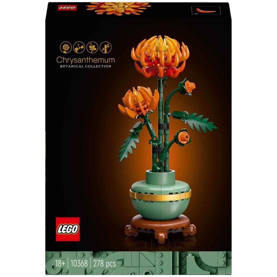 LEGO Icons Krizantem 10368 Dekoratif Kasımpatı Çiçeği Yapım Seti