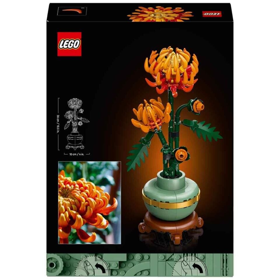 LEGO Icons Krizantem 10368 Dekoratif Kasımpatı Çiçeği Yapım Seti