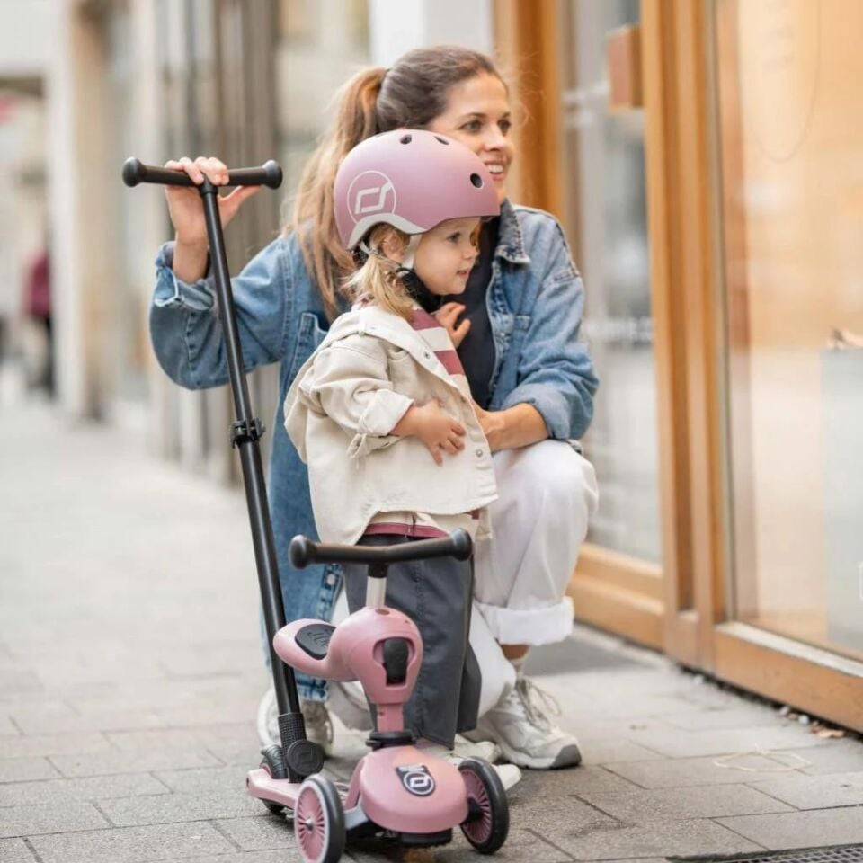 Scoot and Ride Push and Go Ebeveyn Kontrollü Çocuk Scooter Wildberry