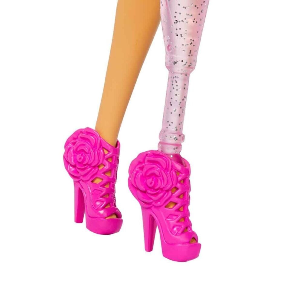 Barbie Deluxe Style Işıltılı Protez Bacaklı Bebek HYV26