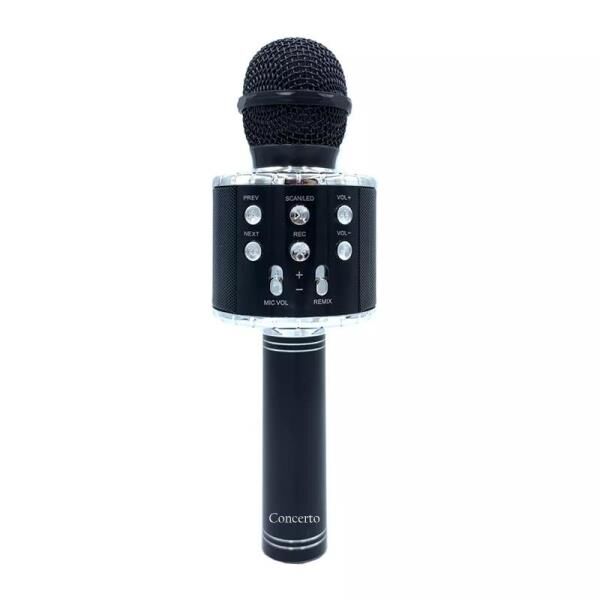 Doppler Concerto Led Işıklı Karaoke Mikrofonu