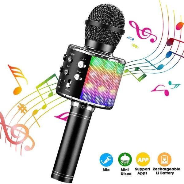 Doppler Concerto Led Işıklı Karaoke Mikrofonu