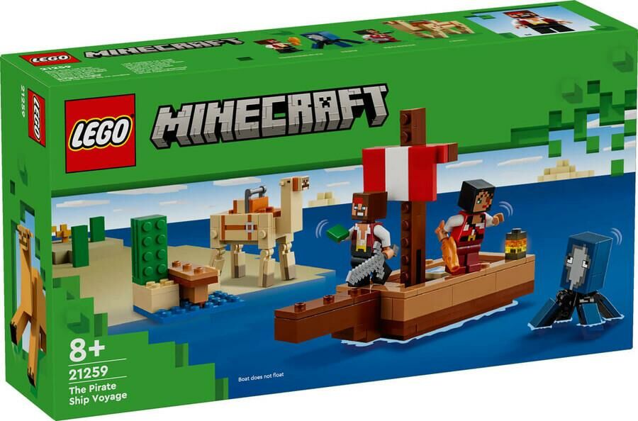 Lego 21259 Minecraft Korsan Gemisi Yolculuğu