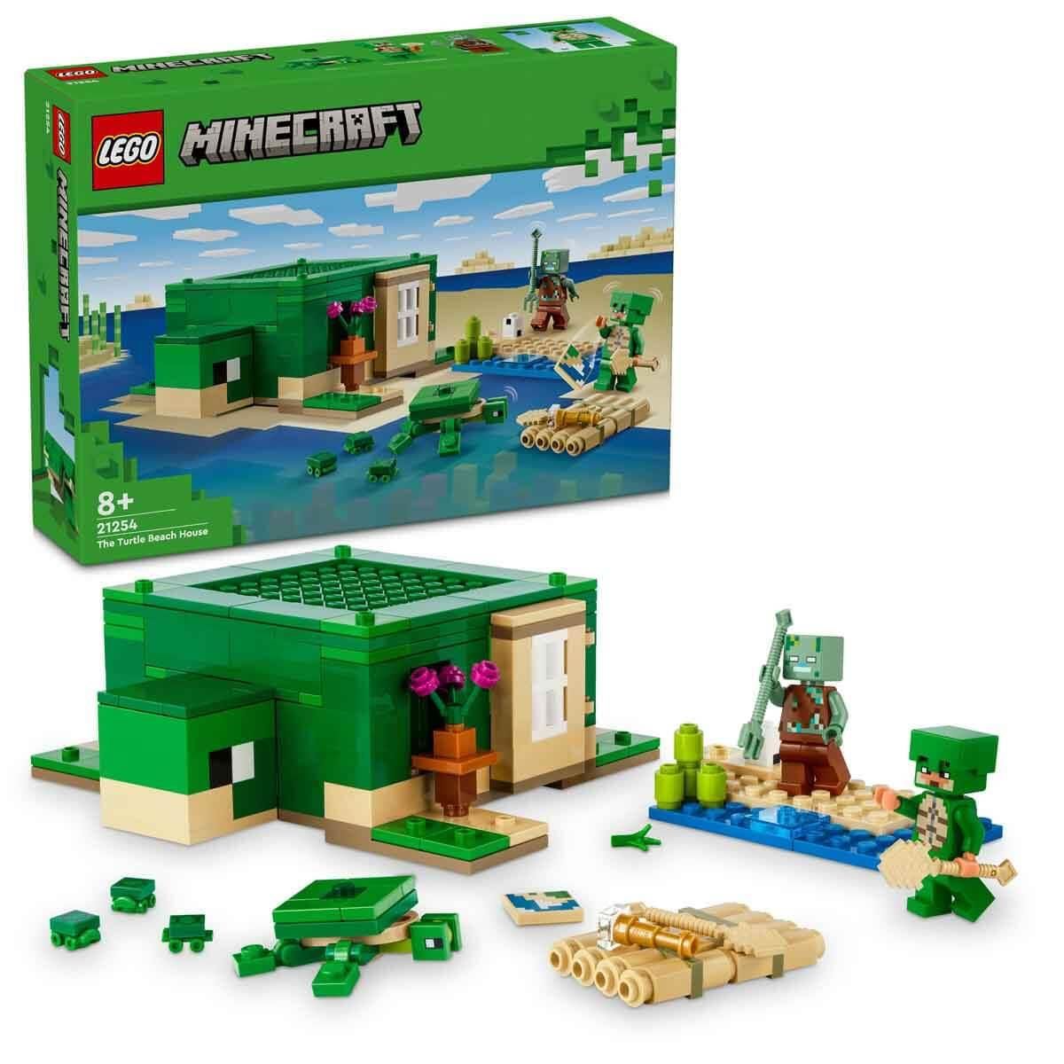 Lego 21254  Minecraft Kaplumbağa Plaj Evi