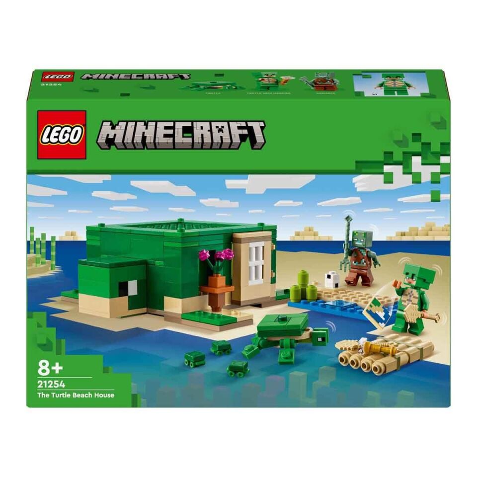 Lego 21254  Minecraft Kaplumbağa Plaj Evi