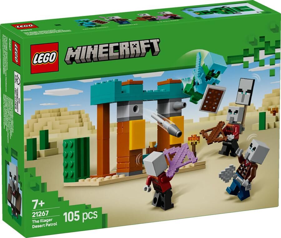 Lego 21267 Minecraft Serseri Köylü Çöl Devriyesi